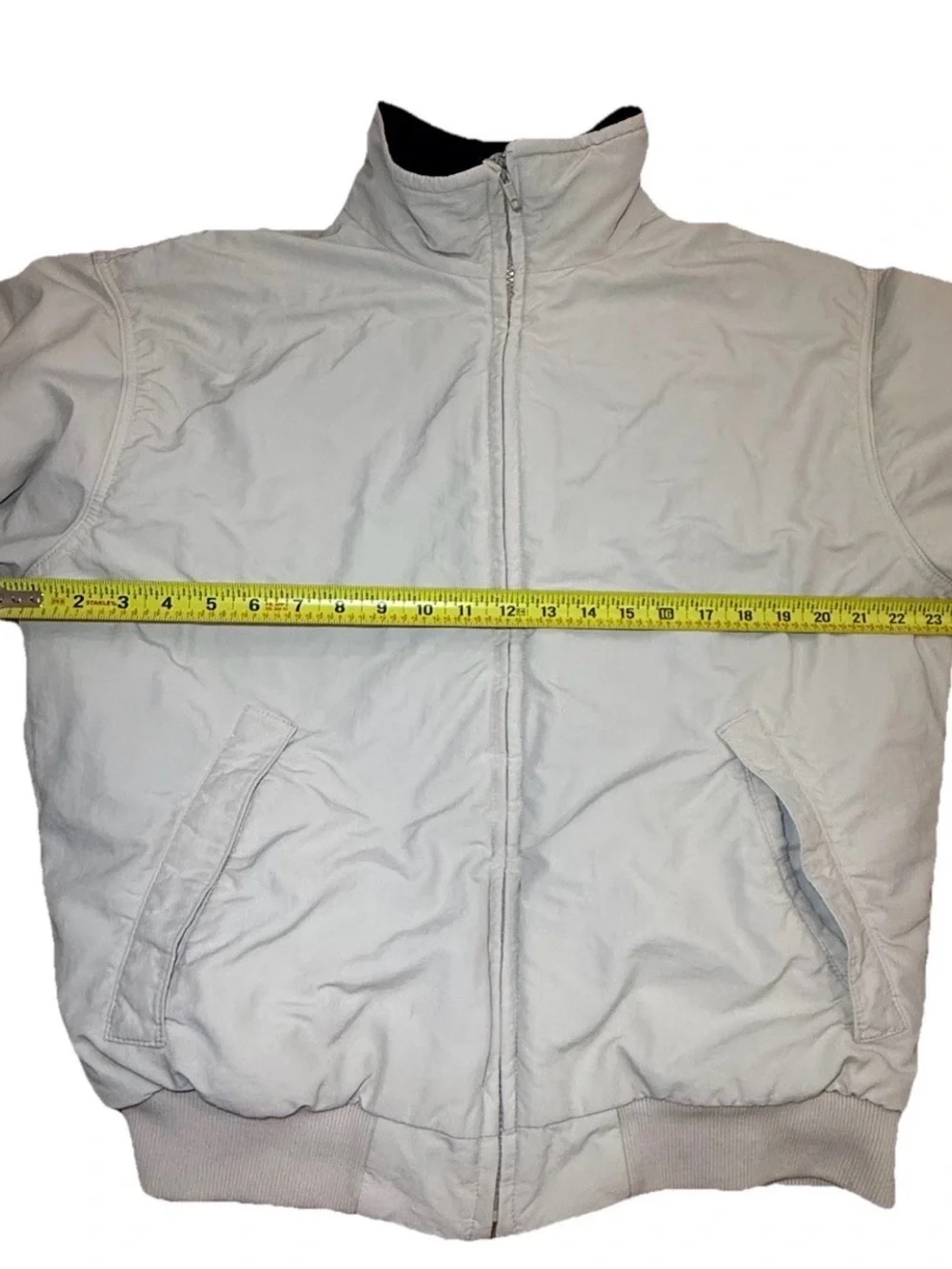 J. Crew Cream Men's Bomber Jacket